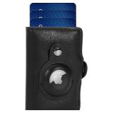 AIR TAG WALLET FOR APPLE AIRTAG BLACK