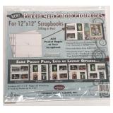 PHOTO SHEETS FOR SCRAPBOOK 20 12x12IN SHEETS HOLD