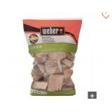 WEBER APPLE WOOD CHUNKS 3LB DAMAGED BAG