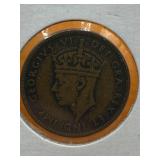 NEW FOUNDLAND  WWI1 1941 1 CENT  LOW MINTAGE -
