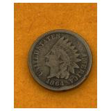CIVIL WAR INDIAN HEAD PENNY UNITED STATES 1864  -