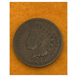 INDIAN HEAD PENNY UNITED STATES 1898 - NICE  DATE