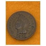 INDIAN HEAD PENNY UNITED STATES 1901 - NICE DATE
