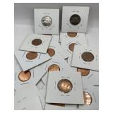 CARDED CANADIAN COINS - PROOF LIKE LOT 20 PCS -