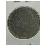 CANADA 25 CENT 1964 ***SILVER*** INVESTMENT COIN
