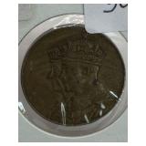 CANADA 1939 CORRONATION LARGE MEDAL - NICE BUSTS