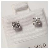 14K WHITE GOLD DIAMOND (0.62CT,SI1-2,G-H)