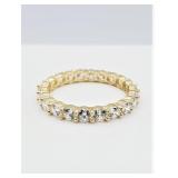 10KT YELLOW GOLD 2.75MM X 2.75MM CZ (3.52CT)