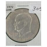 IKE UNITED STATES 1972 EISENHOWER DOLLAR MINT