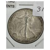UNITED STATES 1945 WWII WALKING LIBERTY DOLLAR
