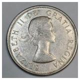 SILVER CANADIAN 50 CENTS  COIN (~WEIGHT 11.5G)