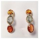 14K YELLOW GOLD FANCY COLOR SAPPHIRE(5.5CT)