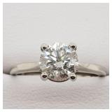 14K WHITE GOLD NATURAL EARTH MINED DIAMOND