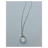 MAKE A WISH DANDILION SEED PENDANT - SILVER