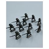 VINTAGE LEAD SOLDIERS 10 PCS TO COLLECT OR PAINT