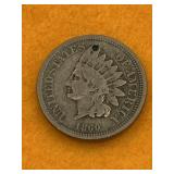 INDIAN HEAD PENNY UNITED STATES 1860 - PRE CIVIL