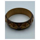LOVELY FLORAL HANDCARVED GERMAN BRACELET ( EUROPE