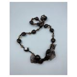 LE RIBBON OVERSIZED VINTAGE BEADED BLISS NECKLACE