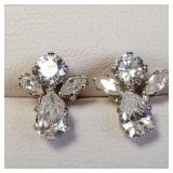 SILVER CZ   EARRINGS