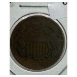 HISTORICAL UNITED STATES 1864 LIBERTY 2 CENT (