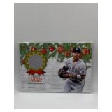 GLEYBER TORRES RELLIC HOLIDAY BASEBALL CARD -