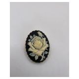 VINTAGE VICTORIAN INSPIRED CAMEO LIKE BELT BUCKLE