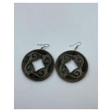 AMAZING LARGE BOHEMIAN STATEMENT EARRINGS  -
