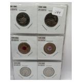 RCM CANADA COMMEMORATIVE 25 CENT PIECES COLLECTOR