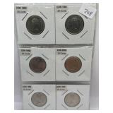 RCM CANADA COMMEMORATIVE 25 CENT PIECES COLLECTOR