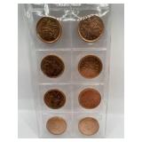 OBSOLETE CANADIAN PENNY LOT UNCIRCULATED IN