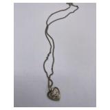 PETITE AMOUR HEART PENDANT VINTAGE - LYONS FRANCE