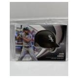 RARE JOSE ABREU COMMEMORATIVE BATTING HELMET CARD