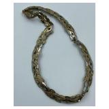 VINTAGE ROMAN STYLE HEAVY STATEMENT NECKLACE  -