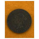 CANADA LARGE CENT COIN 1895 - ANTIQUE NICE DATE