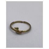 PETITE DUCK RING SZ APPROX 4.5 - LYONS FRANCE