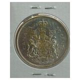 CANADA 1964 ***SILVER*** COIN 50 CENT  MINT