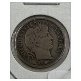 UNITED STATES WWI PERIOD 1913 BARBER DIME