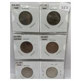 RCM CANADA COMMEMORATIVE 25 CENT PIECES COLLECTOR