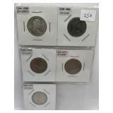 RCM CANADA COMMEMORATIVE 25 CENT PIECES COLLECTOR