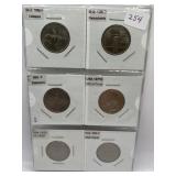 RCM CANADA COMMEMORATIVE 25 CENT PIECES COLLECTOR