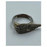 AGELIC ANGEL WING RING APPROX SZ 7 (EASTERN