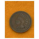 INDIAN HEAD PENNY UNITED STATES 1904  - NICE DATE