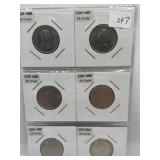 RCM CANADA COMMEMORATIVE 25 CENT PIECES COLLECTOR