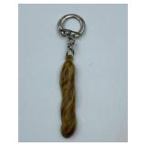 VINTAGE FRENCH BAGUETTE LOAF KEY CHAIN - LYON