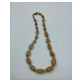 TIMELESS PEACHY BEADED NECKLACE - LYON FRANCE