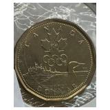 CANADA 2004 + 2006 OLYMPIC DOLLAR COINS 2 PCS GEM