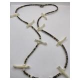 AUTHENTIC NAVAJO LIQUID SILVER / HEISHI BEAD HAND