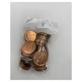 OBSOLETE CANADIAN PENNY LOT UNSEARCHED / MOST