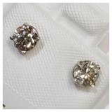 14K WHITE GOLD DIAMOND(0.86CT, SI1 - SI2, LIGHT