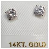 14K WHITE GOLD DIAMOND(0.62CT, SI1 - SI2, G-H)